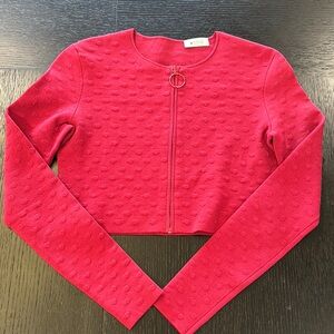 SAKS FIFTH AVE EXCLUSIVE 
ZIP UP CARDIGAN 
Size: XS